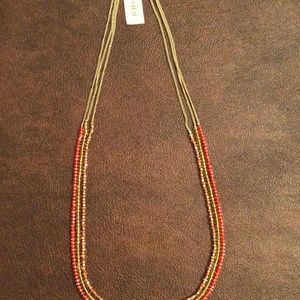 Talbots 30” Shades of Amber,Gold,& Topaz necklace.